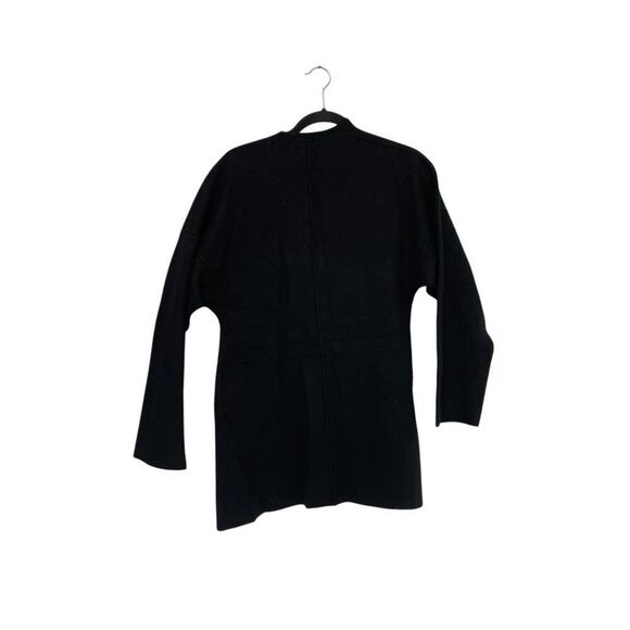 Massimo Dutti Womens Sweater Cardigan Blazer Small S Black Knit 6000/401 NWT - Picture 3 of 10